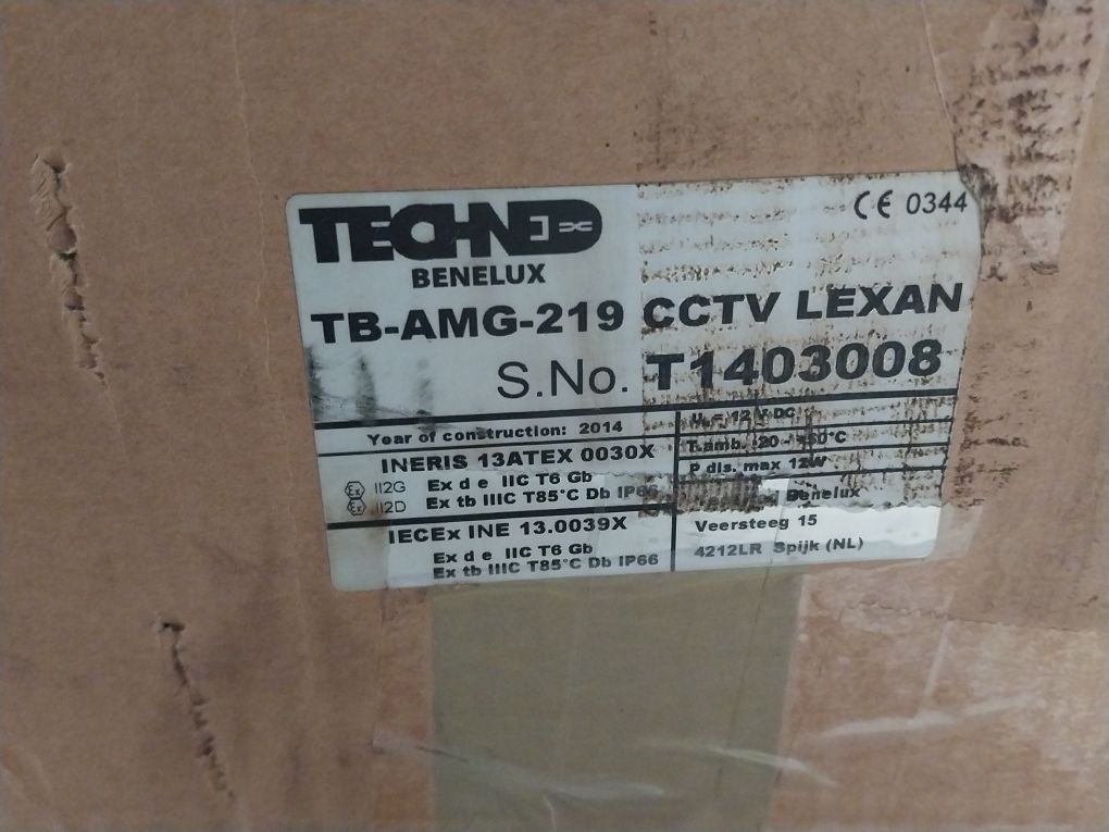 Techned Tb-amg-219 Cctv Lexan With Heavy Duty Bracket
