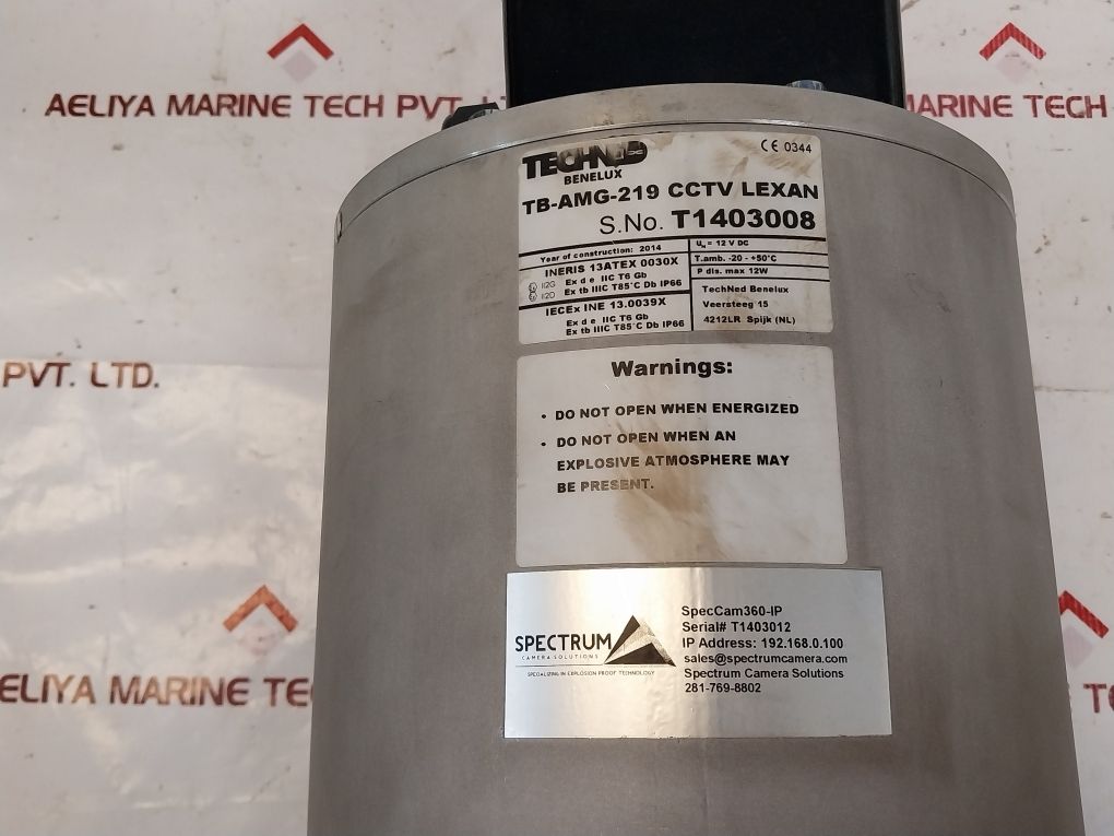 Techned Tb-amg-219 Cctv Lexan With Heavy Duty Bracket