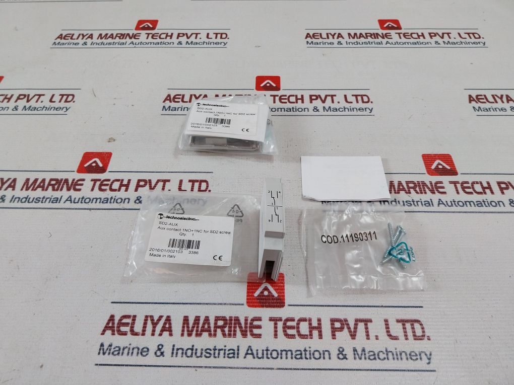 Technoelectric Sd2-aux Auxiliary Contact Assembly – Aeliya Marine Tech