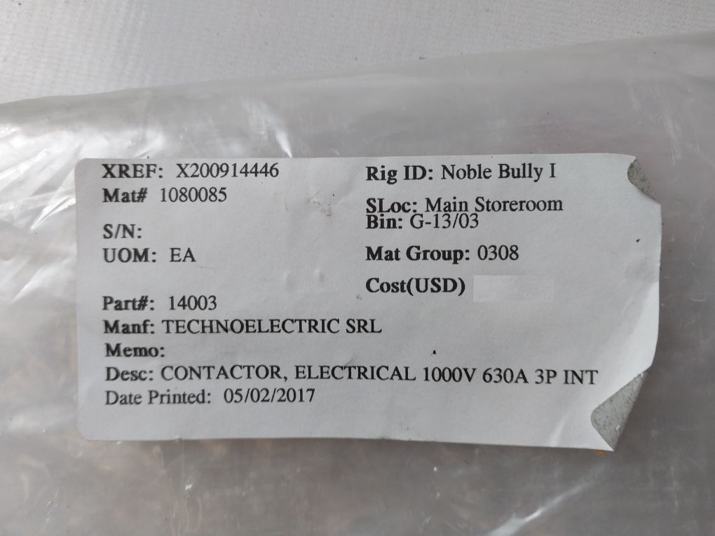 Technoelectric Vc4P 3X630A Circuit Breaker Kit