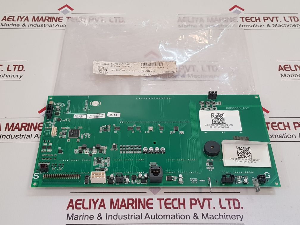 Technogym Pgf0603_A02 Display Assembly Pcb Card
