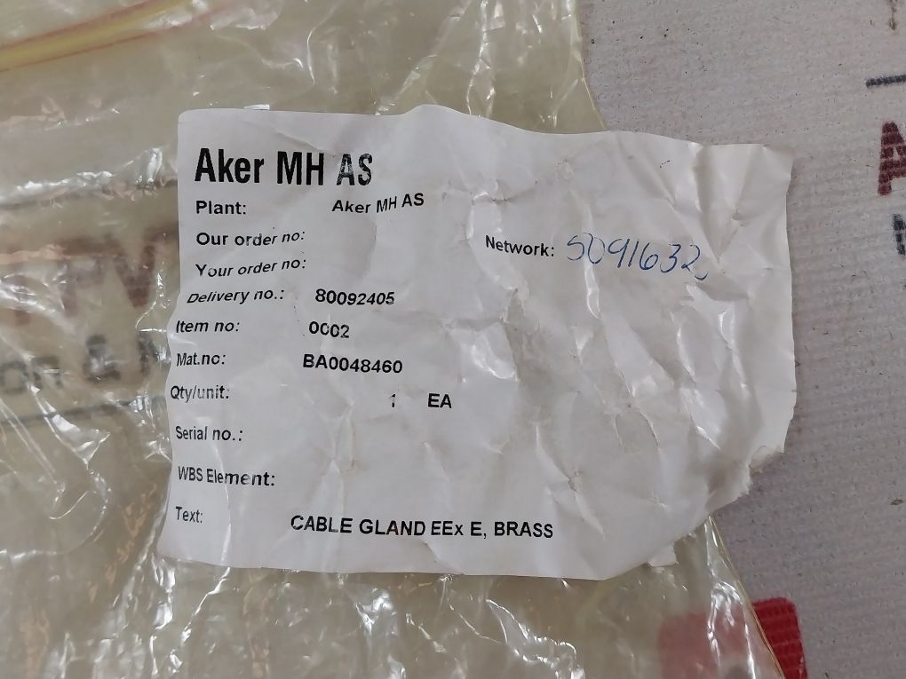 Technor Dnv-2003-osl-atex-0042 Junction Box Adapter Set