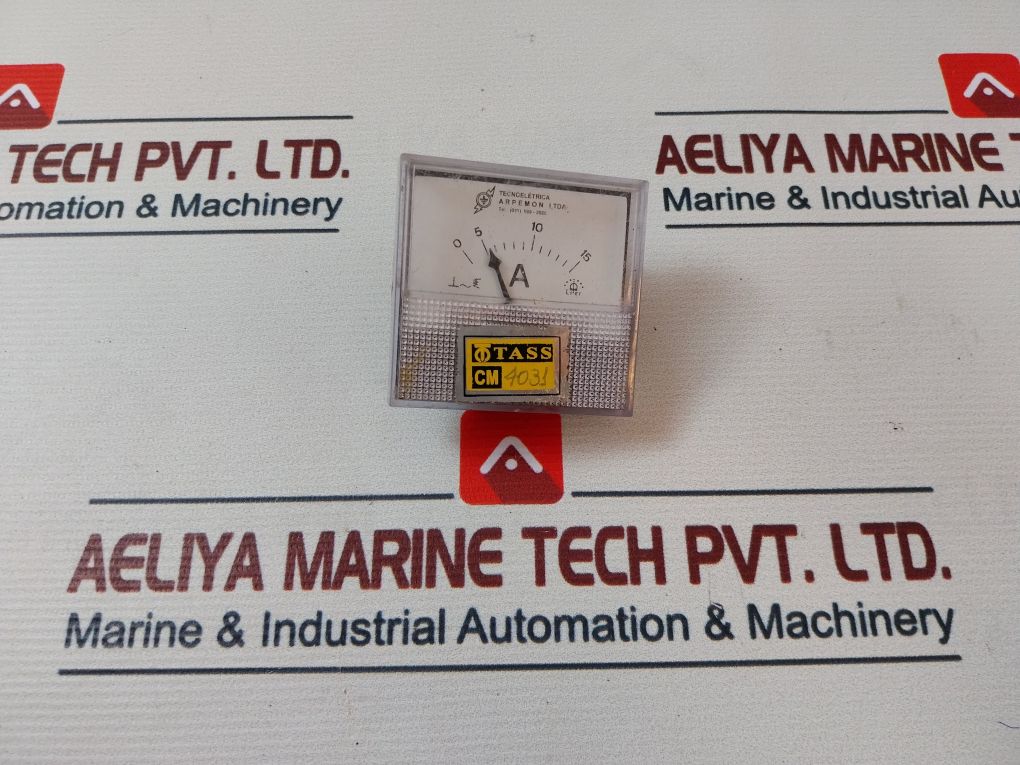 Tecnoeletrica Arpemon 0-15A Ammeter