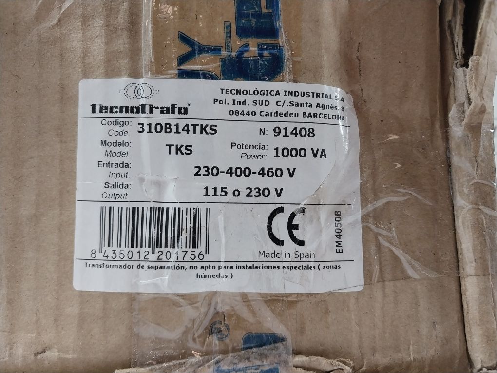 Tecnotrafo 310B14Tks Transformer