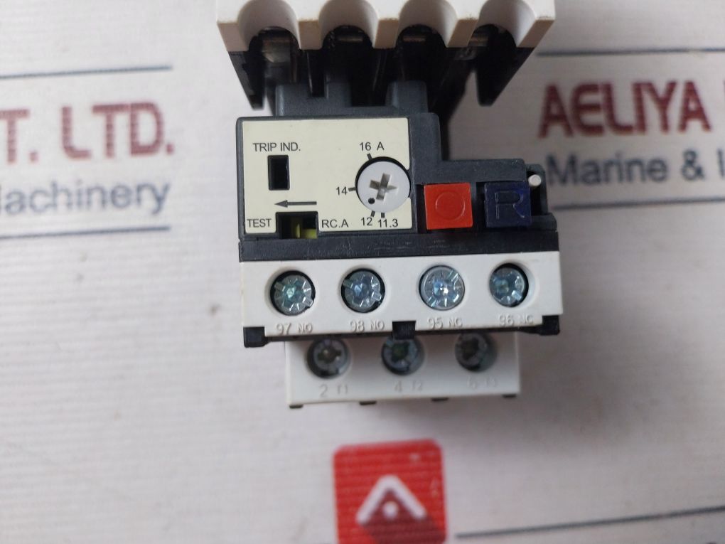 Teco Cu-16 Magnetic Contactor With Rhu-10/16K1 Thermal Overload Relay