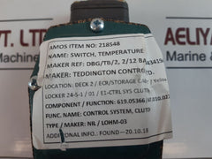 Teddington Controls Dbg/Tb/2 Pressure Switch
