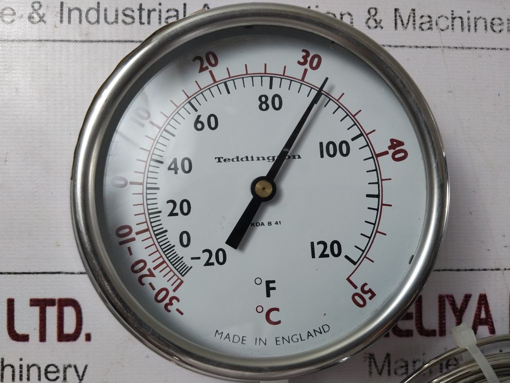 Teddington Kda B/41 4.5 Dial Thermometer -30 To 50°C