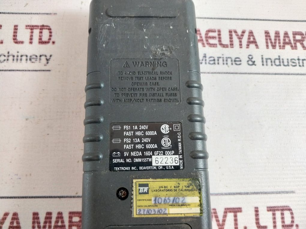 Tektronix Dmm155 Digital Multimeter 10A 600V