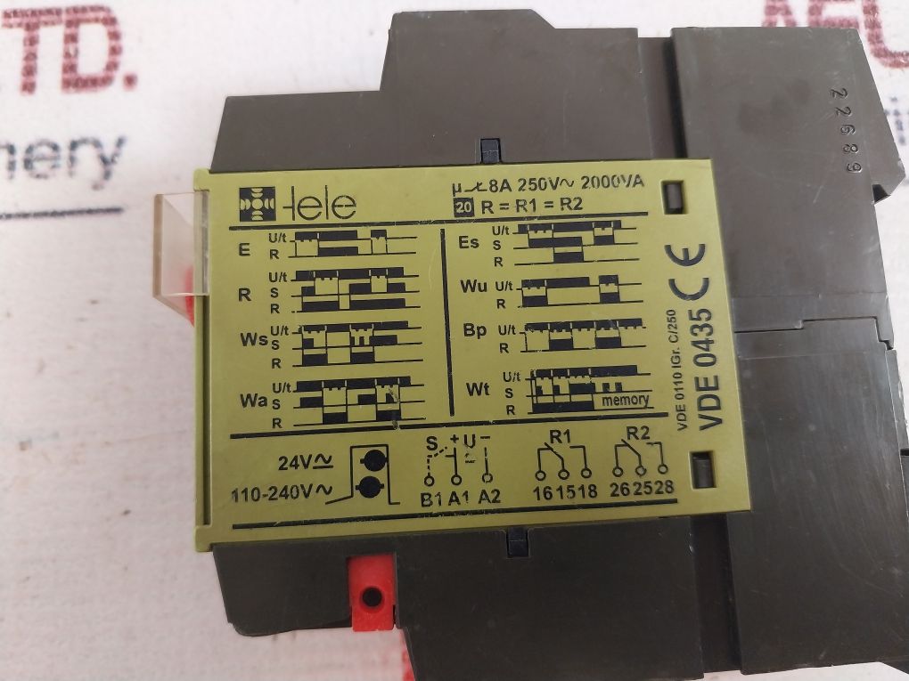 Tele D12Dm Multifunction Timer 110-240V~ 24V