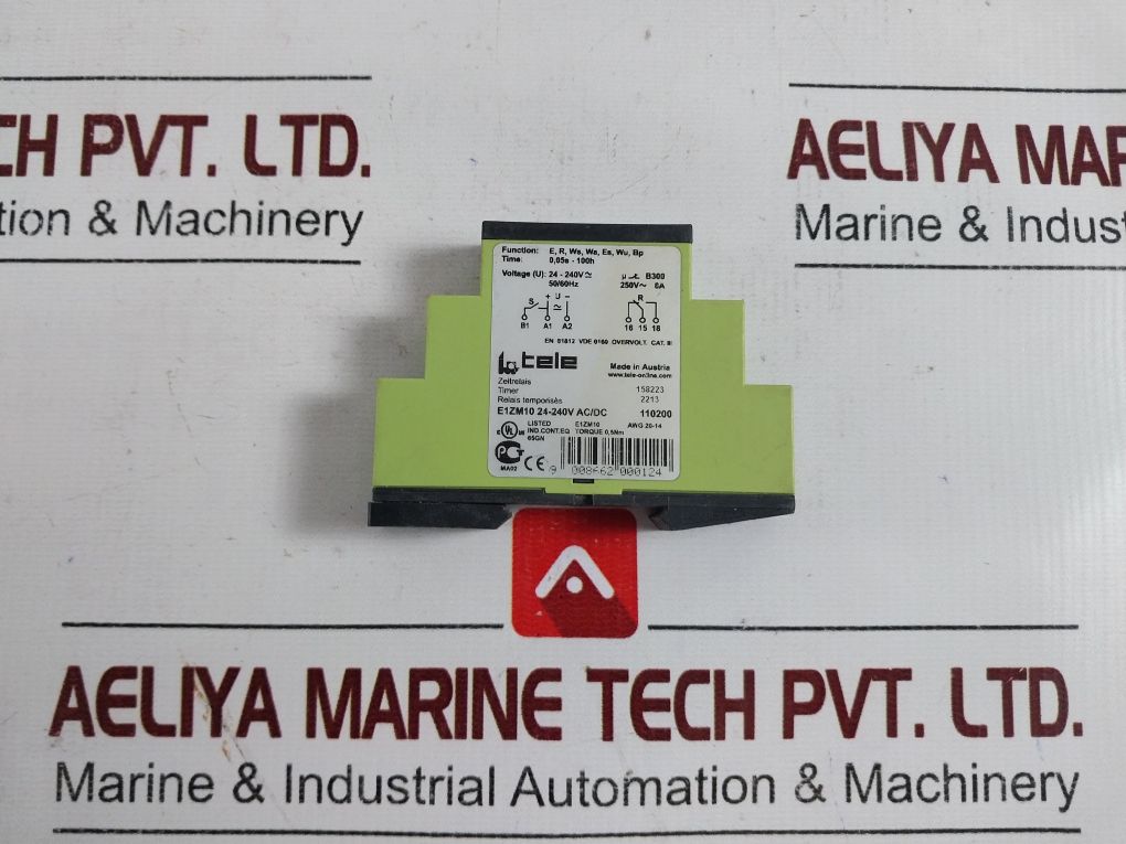 Tele E1Zm10 24-240V Ac/Dc Multi Function Timer Relay