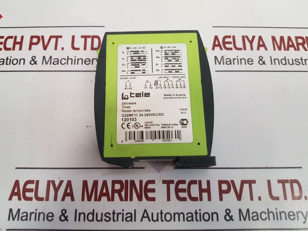Tele G2Zmf11 Time Delay Relay 0.05-1