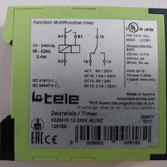 Tele V2Zm10 12-240V Ac/Dc Multifunction Timer Relay