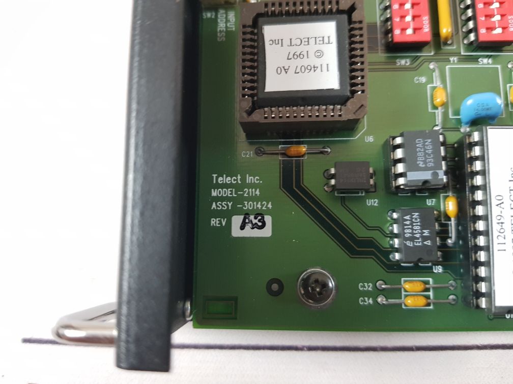 Telect 800 551 4567 Modular Audio Looping Pcb Card 2114-00000