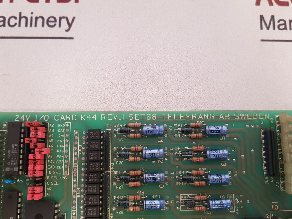 Telefrang K44 24V I/O Pcb Card Set 68 Rev.I