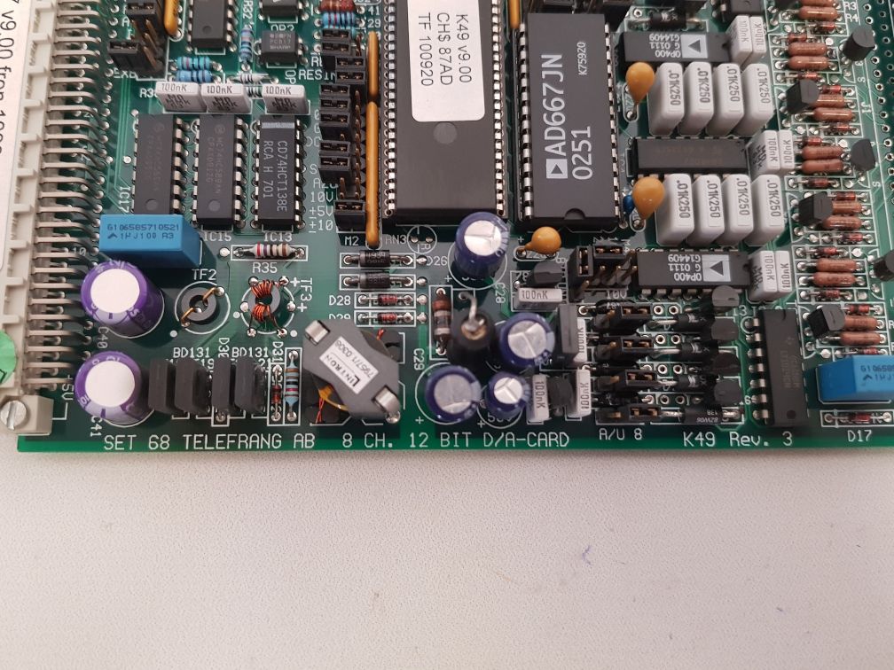 Telefrang Set 68 K49 8 Ch. 12 Bit D/A-pcb Card