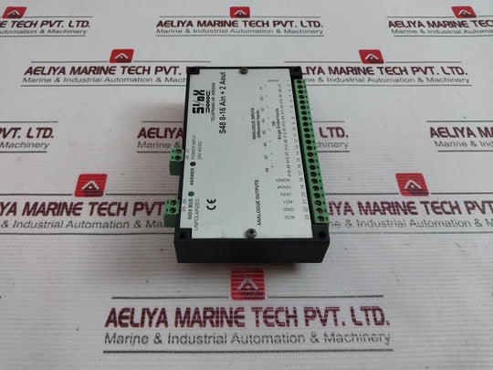 Telefrang S48 8-16 Ain + 2 Aout Analog Input Output Module 24V Ac/Dc