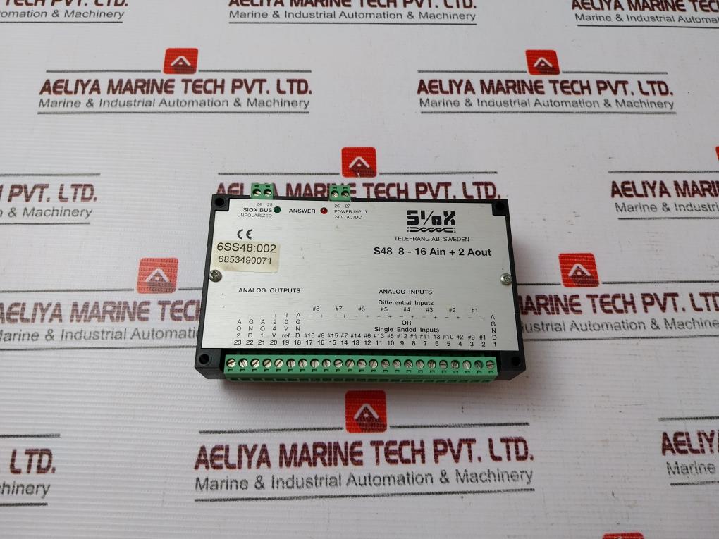 Telefrang S48 Siox Analog Input Output Module 24V Ac/Dc