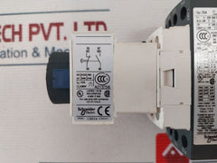 Telemecanique A013250 Contactor With Ladt0 Auxiliary Contact Block Lad4Rcu Transient Suppressor Lad8N20 Contact Block