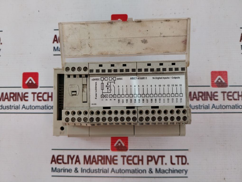 Telemecanique Abe7-h16R11 Connection Module 30Vdc