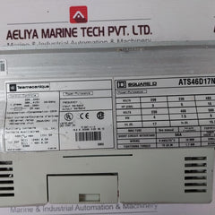 Telemecanique Square D Altstart 46 Soft Starter Ats46D17N 400V 50/60Hz