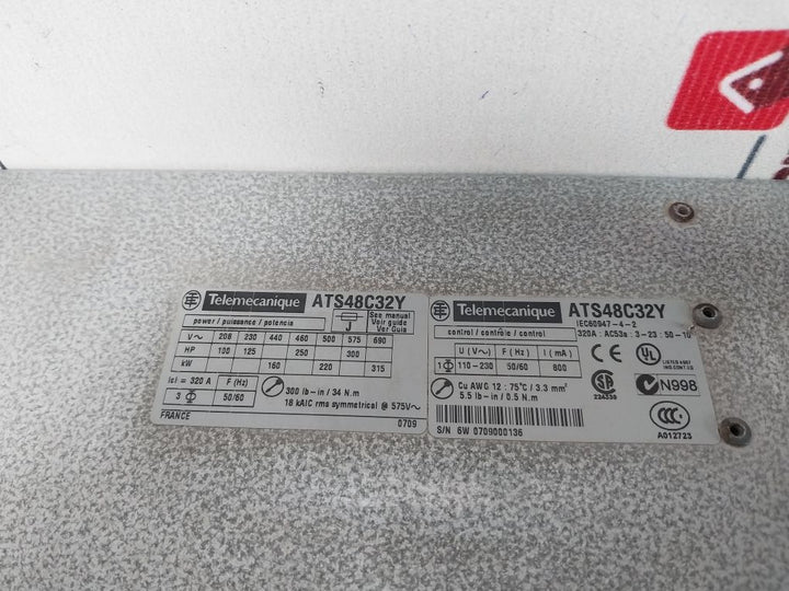 Telemecanique Ats48C32Y Soft Starter