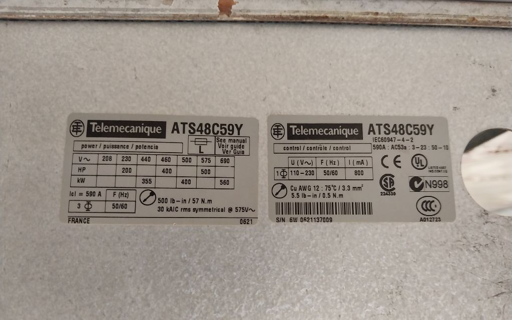 Telemecanique Ats48C59Y