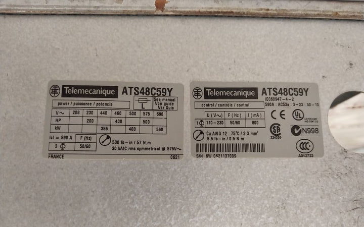 Telemecanique Ats48C59Y