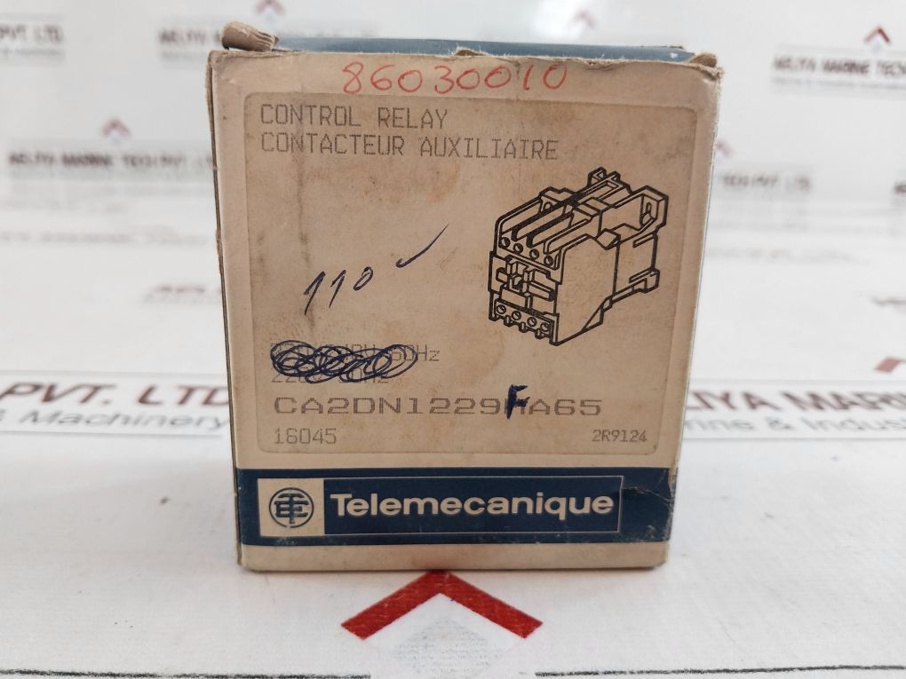 Telemecanique Ca2-dn1229.A65 Auxiliary Contactor Relay 110-120V 60Hz