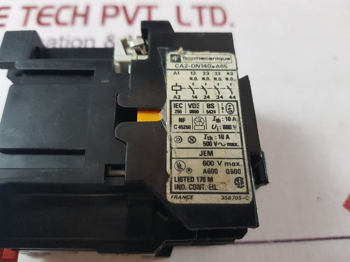 Telemecanique Ca2-dn140.A65 Control Relay
