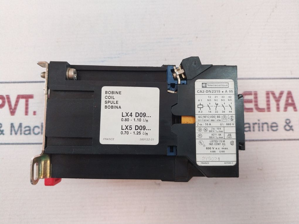 Telemecanique Ca2-dn2319•A65 Contactor 6A