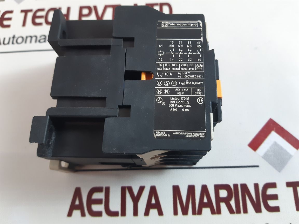 Telemecanique ca2 dn22f7 control relay