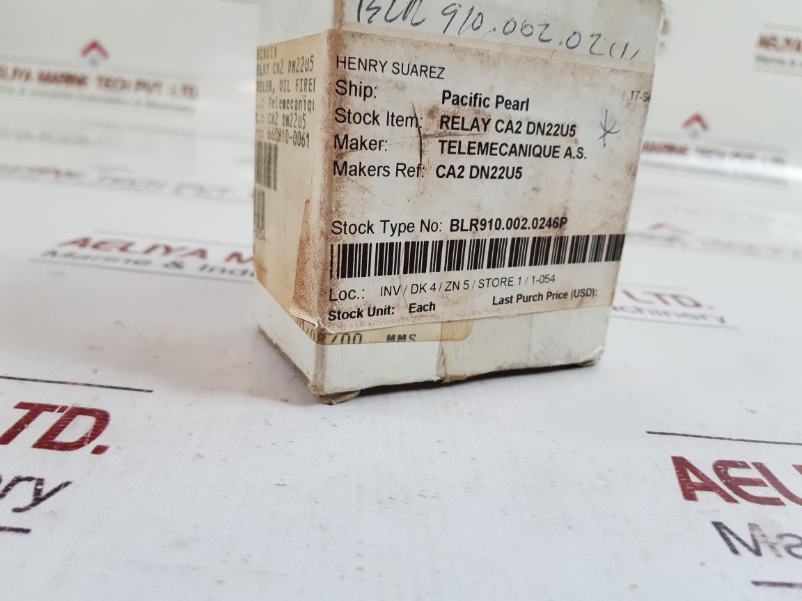 Telemecanique Ca2 Dn22U5 Control Relay Ca2 Dn22