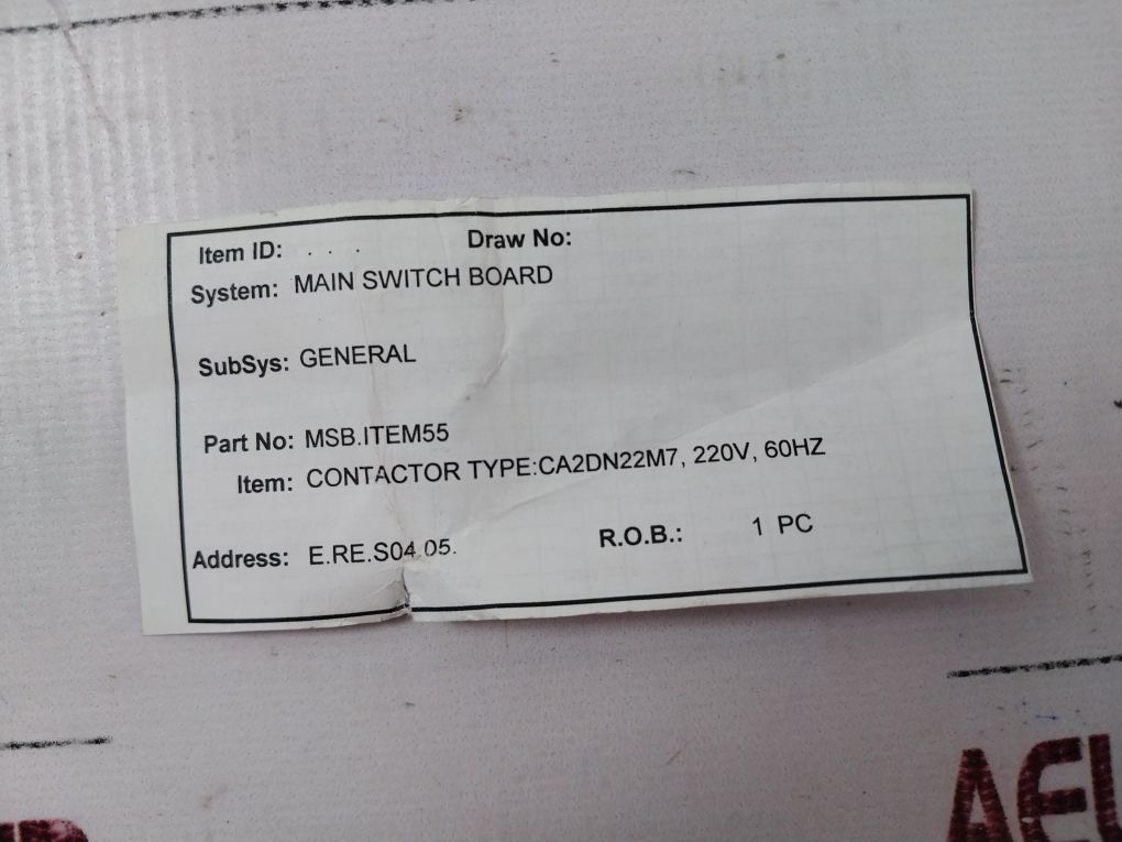 Telemecanique Ca2Dn22M7 Auxiliary Contactor 220-230 V 50 Hz/220-240 V 60 Hz