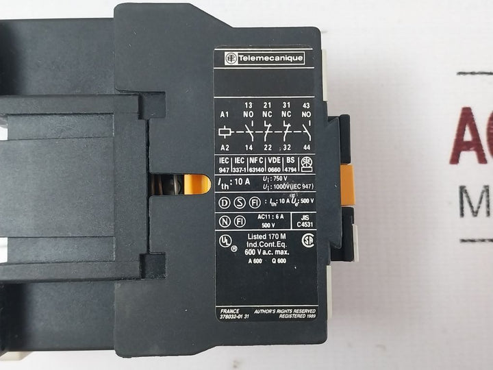 Telemecanique Ca2 Dn 22 Control Relay 440V 50/60Hz