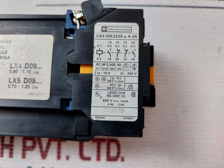 Telemecanique Ca2Dn2229Ba65 Control Relay 24Vdc