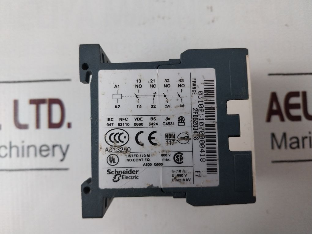 Telemecanique/Schneider Ca2Kn31F7 Control Relay 110V 50/60Hz