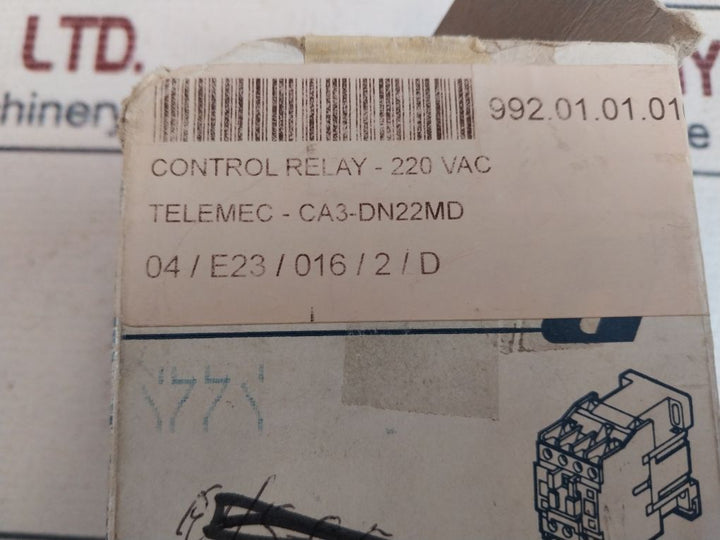 Telemecanique Ca3-dn22Md Control Relay 6A 500V