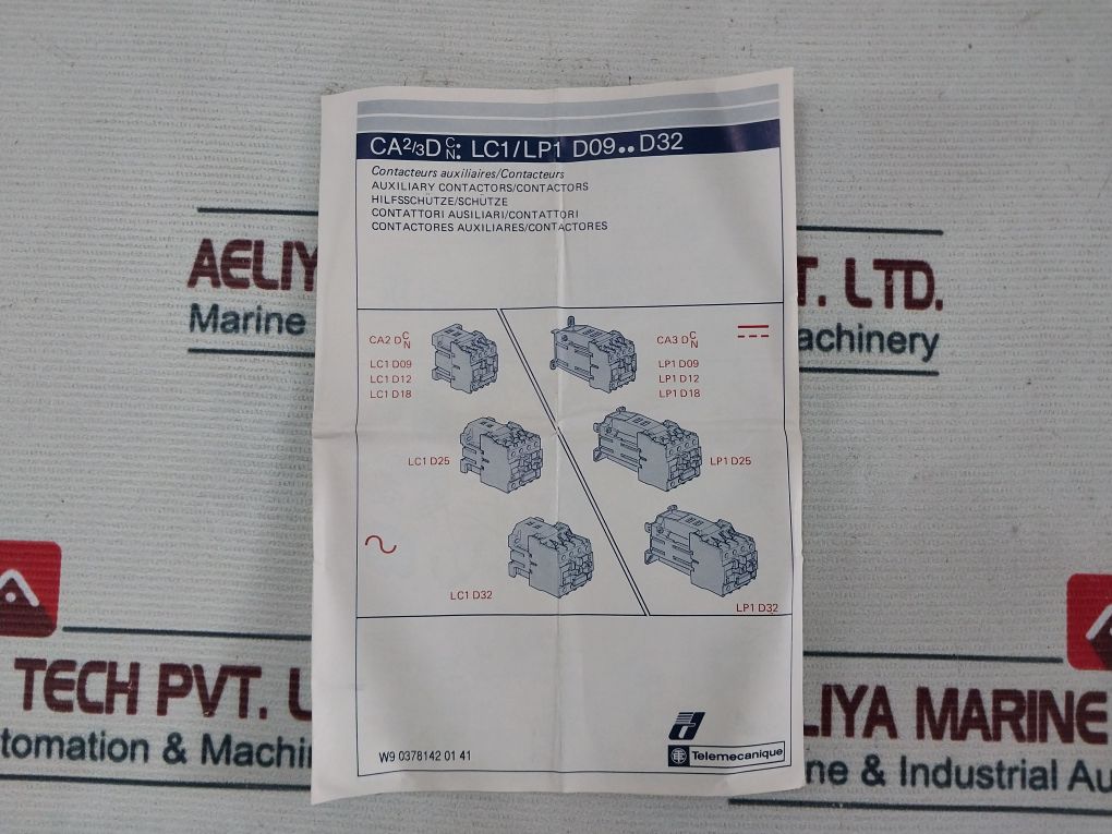 Telemecanique Ca3 Dn40 Control Relay 24V