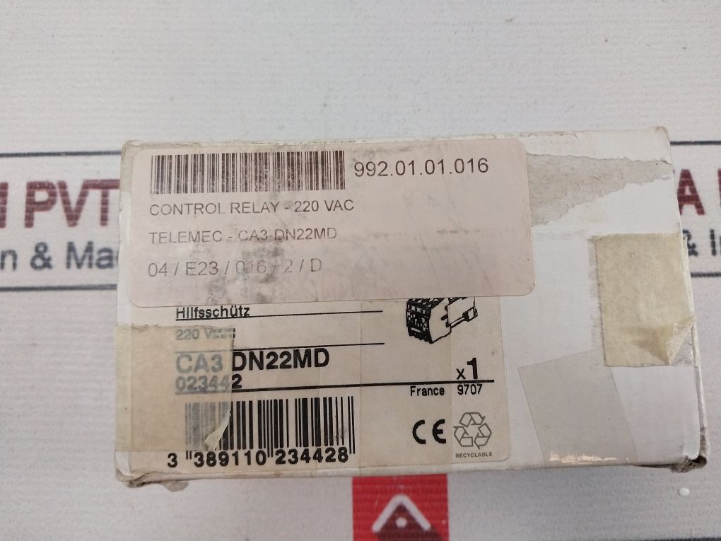 Telemecanique Ca3 Dn 22 Auxiliary Contactor