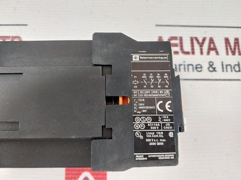 Telemecanique Ca3 Dn 22 Auxiliary Contactor