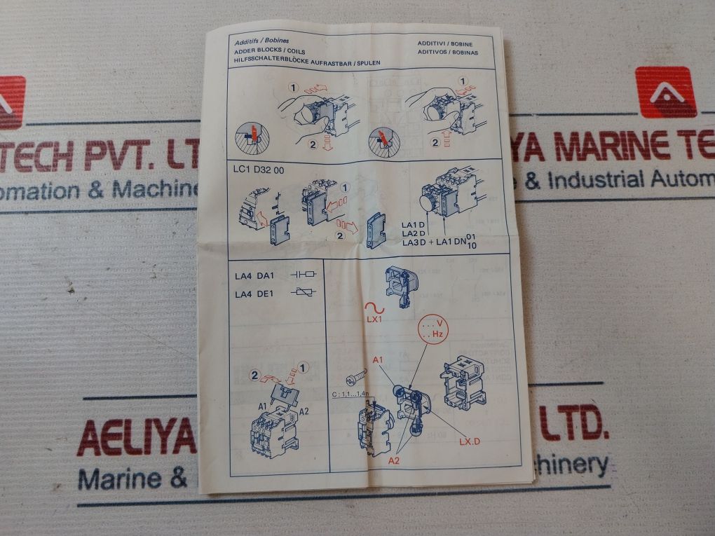 Telemecanique Ca3 Dn 31 Auxiliary Contactor Relay 500V