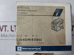 Telemecanique Ca4 Dn40 Auxiliary Contactor Ca4Dn40Bw