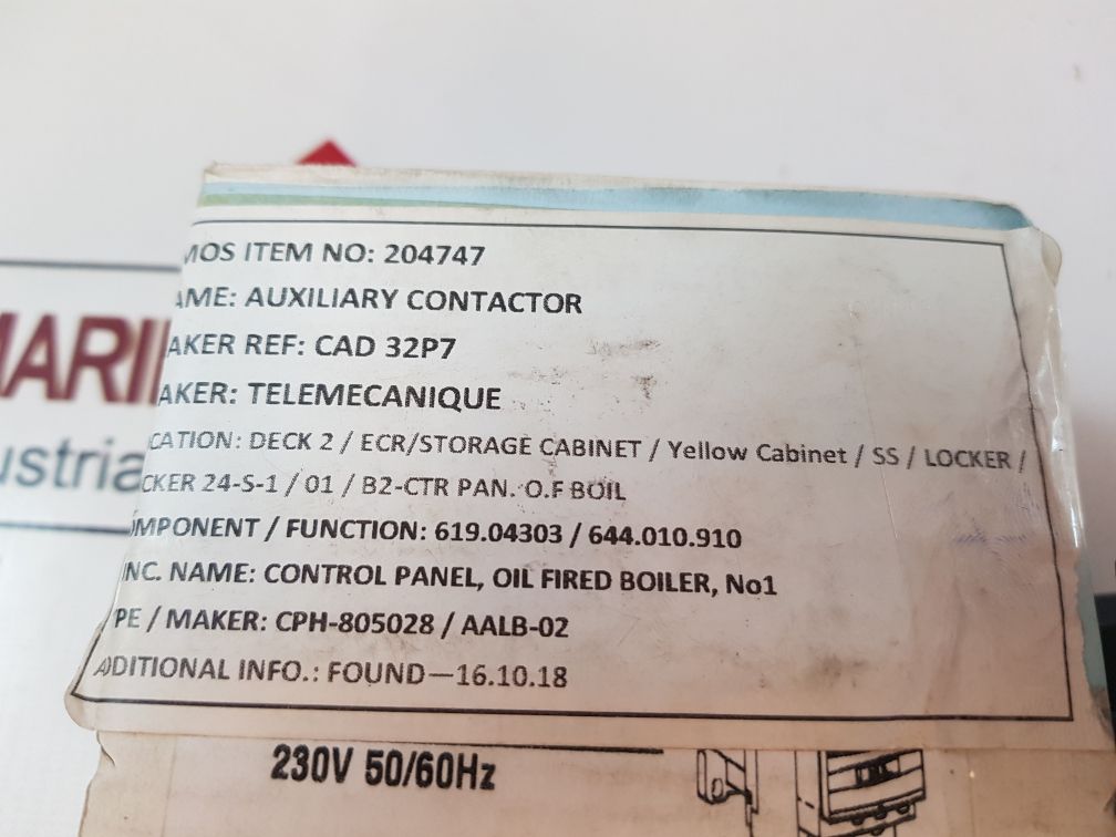 Telemecanique Cad32P7 Control Relay