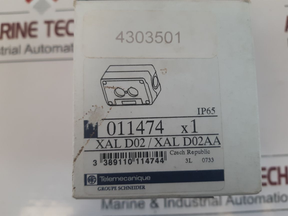 Telemecanique Cm 12 Push Button Enclosure Switch Xal D02Xal D02Aa