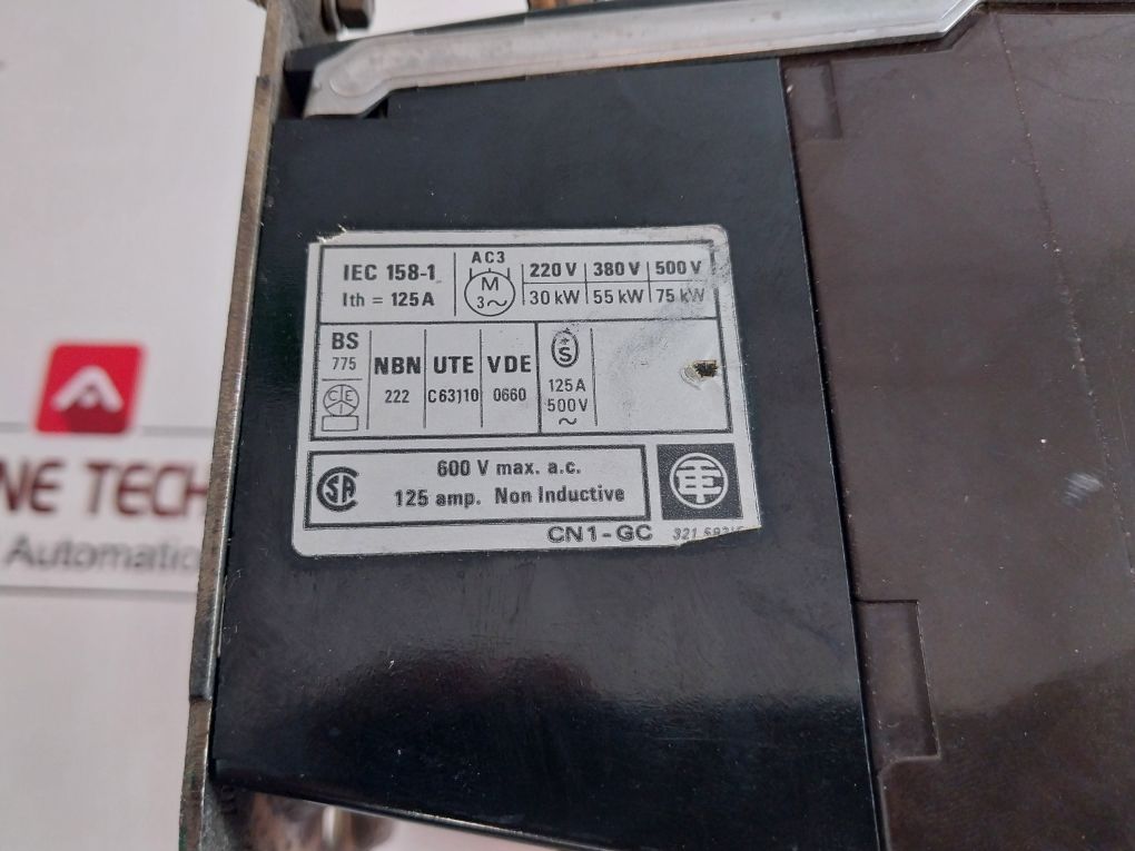 Telemecanique Cn1-gc133 Contactor 125 Amp