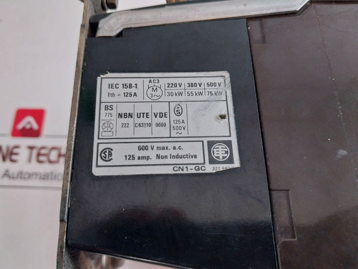 Telemecanique Cn1-gc133 Contactor 125 Amp