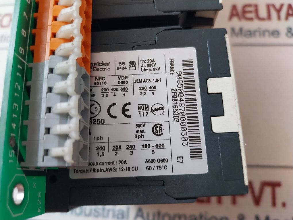 Telemecanique El05-966-2 Control Board 20A