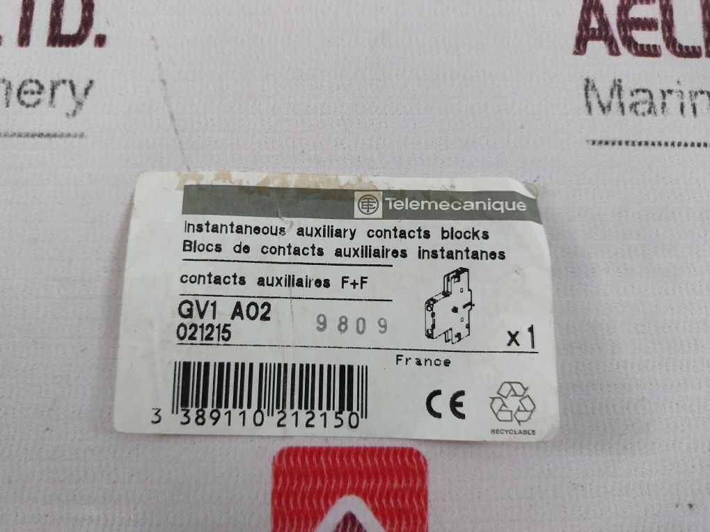 Telemecanique Gv1-a02