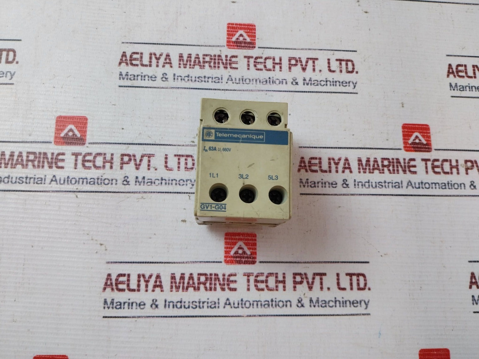 Telemecanique Gv1-g04 Terminal Block 63A 660V
