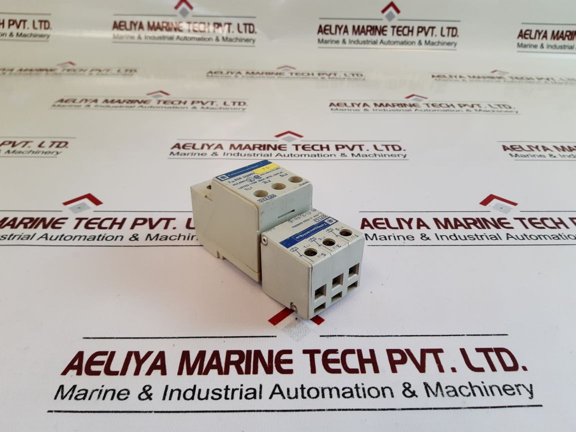 Telemecanique Gv2-g05 Terminal Block With Gv1L3 Circuit Breaker